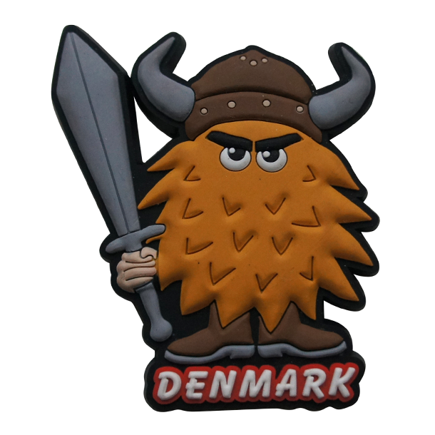 Magnet Angry Viking Farvet