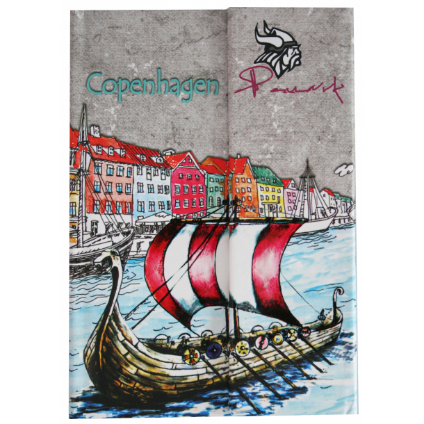 Notesbog Nyhavn Vikingeskib Mini