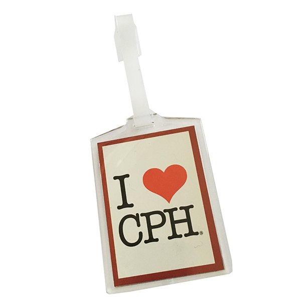 Kuffertmærke I Love CPH