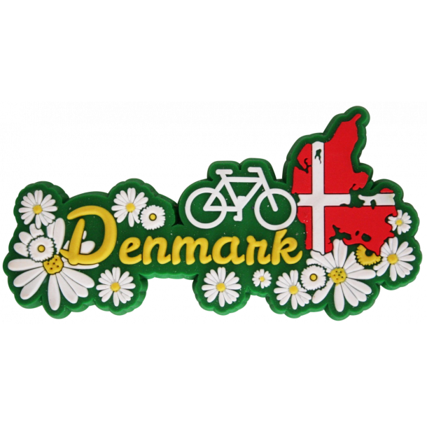 Magnet Denmark Blomster Grn