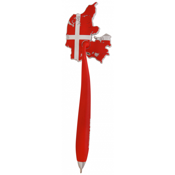 Magnet Kuglepen Danmarkskort Flag