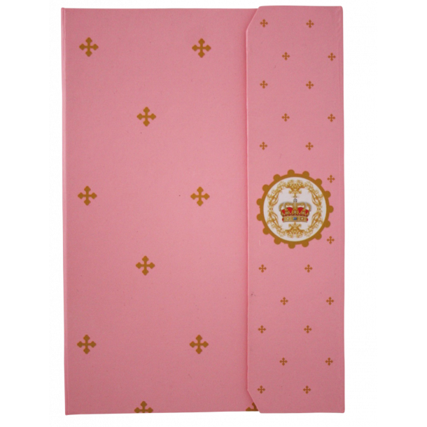 Notesbog Royal Danish Monarchy Pink