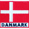 Stofmrke Dannebrog Tekst Danmark Lille