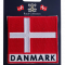 Stofmrke Dannebrog Tekst Danmark Stor
