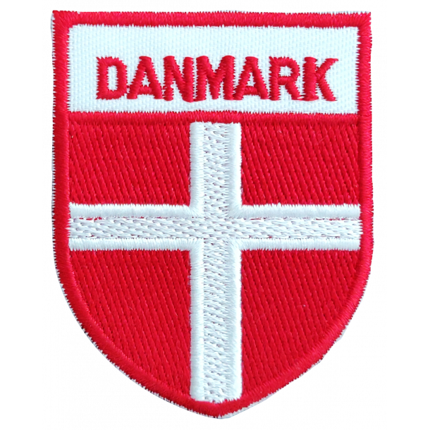 Stofmrke Dannebrog Vbenskjold Tekst Danmark Stor