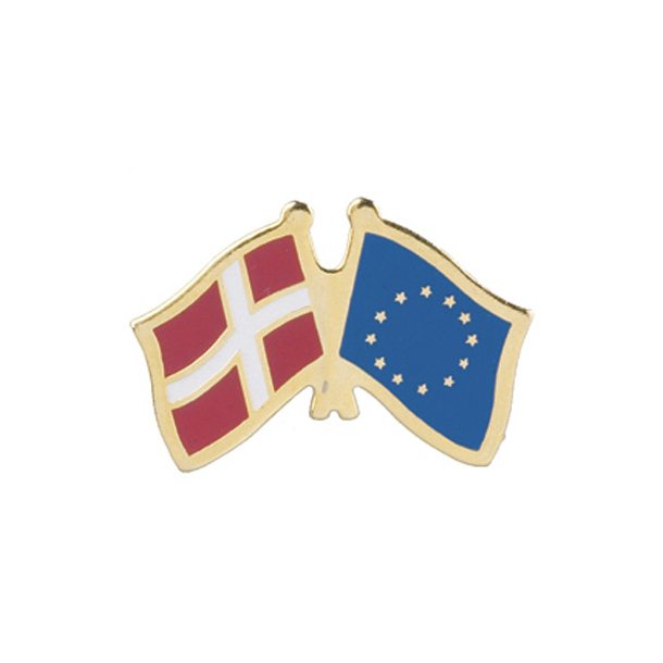 Pin Flag: Danmark/EU
