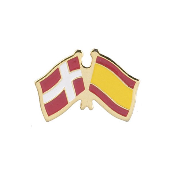 Pin Flag Danmark/Spanien