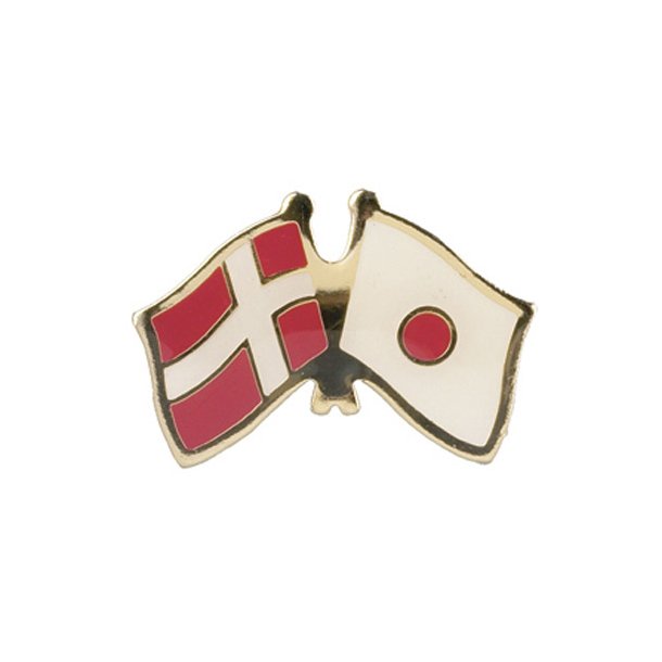 Pin Flag Danmark/Japan