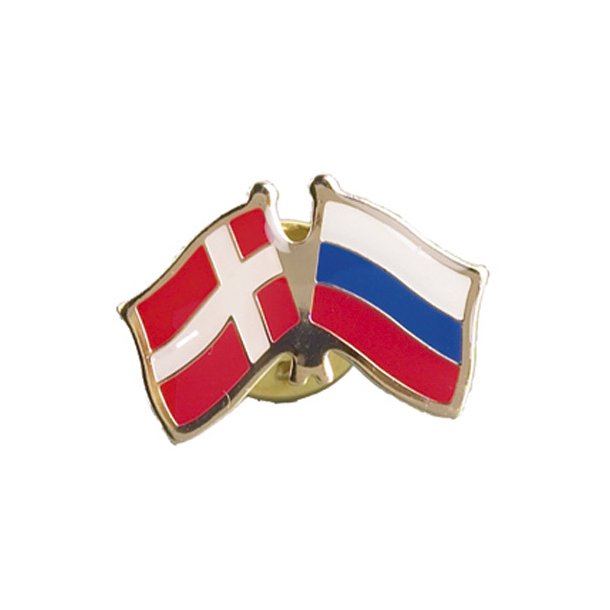 Pin Flag Danmark/Rusland