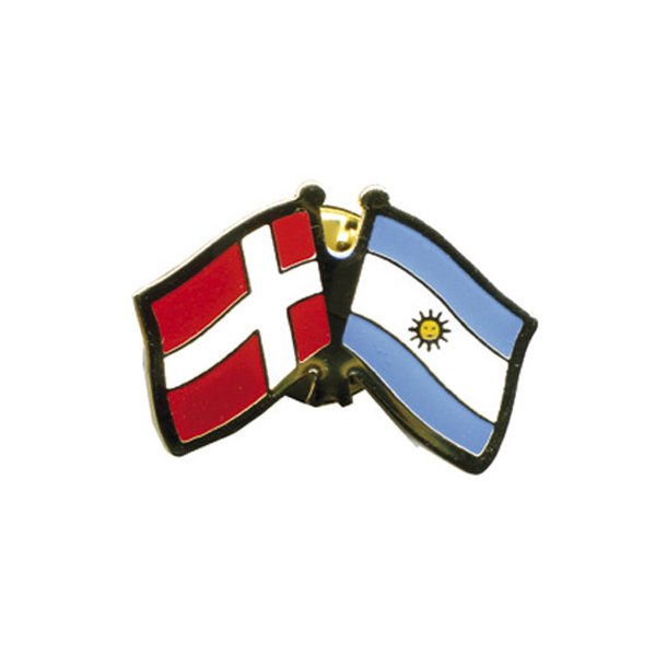 Pin Flag Danmark/Argentina