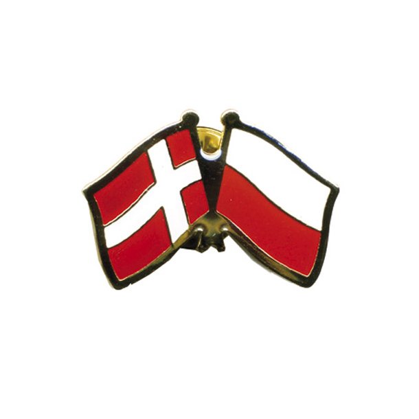 Pin Flag Danmark/Polen