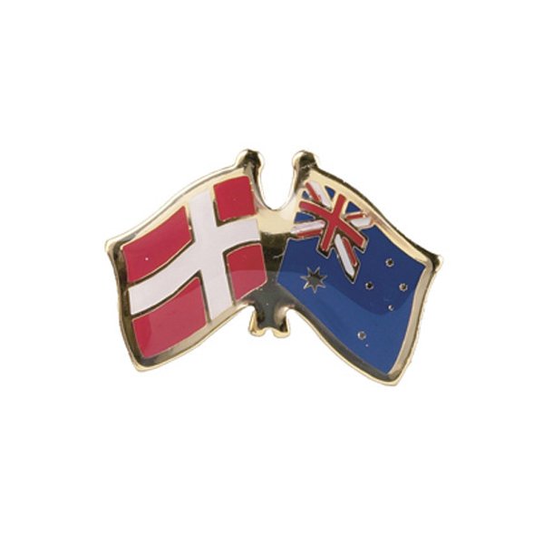Pin Med Flag Danmark/Australien
