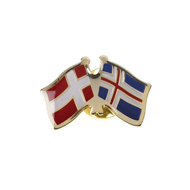 Pin Flag Danmark/Island