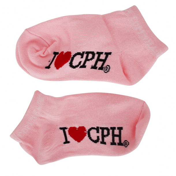 Sokker I Love CPH Pink