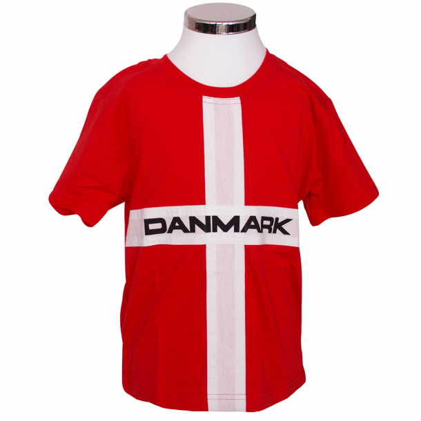 T-shirt Danmark Flag Barn